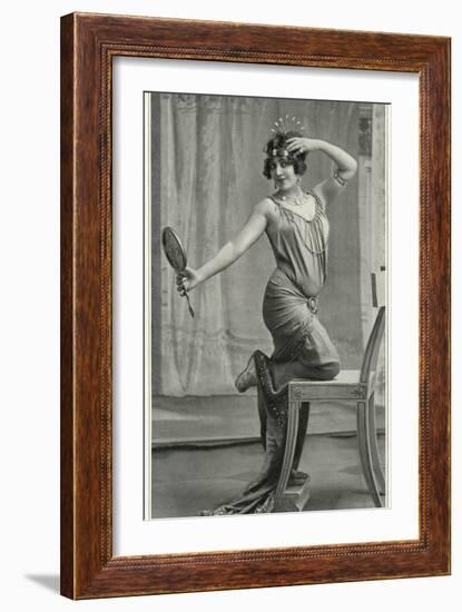 Madame Regina Badet as Sappho, from 'Le Theatre', 1912-French Photographer-Framed Photographic Print