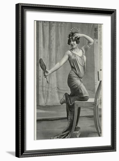 Madame Regina Badet as Sappho, from 'Le Theatre', 1912-French Photographer-Framed Photographic Print