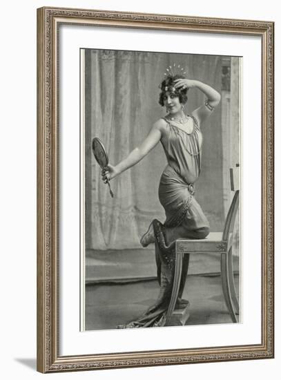 Madame Regina Badet as Sappho, from 'Le Theatre', 1912-French Photographer-Framed Photographic Print