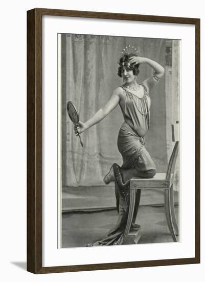 Madame Regina Badet as Sappho, from 'Le Theatre', 1912-French Photographer-Framed Photographic Print