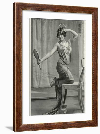 Madame Regina Badet as Sappho, from 'Le Theatre', 1912-French Photographer-Framed Photographic Print