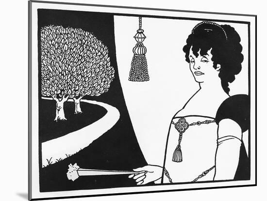 Madame Rejane, Illustration from 'The Yellow Book', 1893-94-Aubrey Beardsley-Mounted Giclee Print