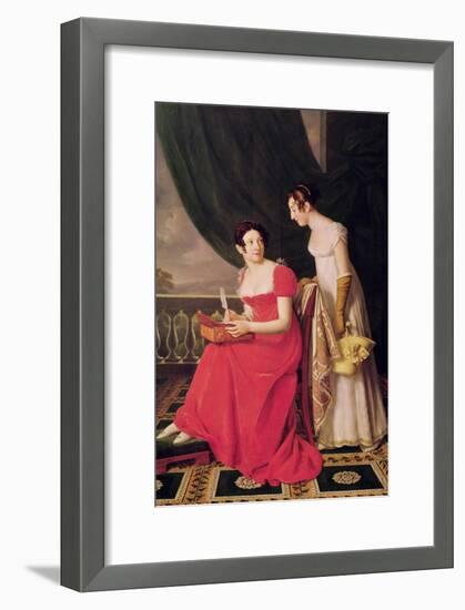 Madame Riesener and Her Sister, Madame Longroy, 1802-Henri Francois Riesener-Framed Giclee Print