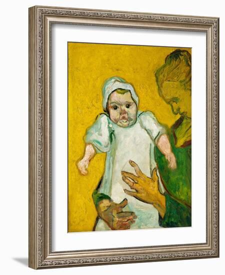 Madame Roulin and Her baby, November 1888-Vincent van Gogh-Framed Giclee Print