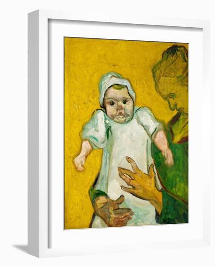 Madame Roulin and Her baby, November 1888-Vincent van Gogh-Framed Giclee Print