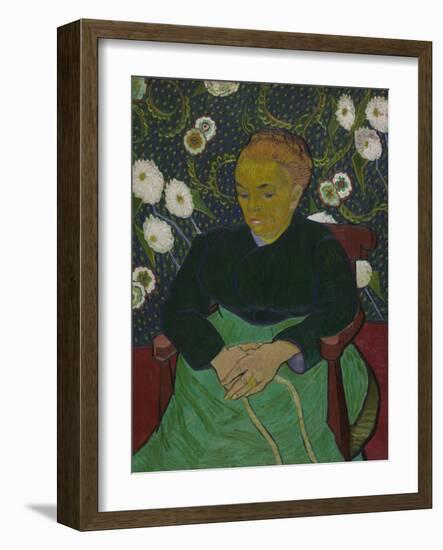 Madame Roulin Rocking the Cradle (La Berceuse), 1889-Vincent van Gogh-Framed Giclee Print