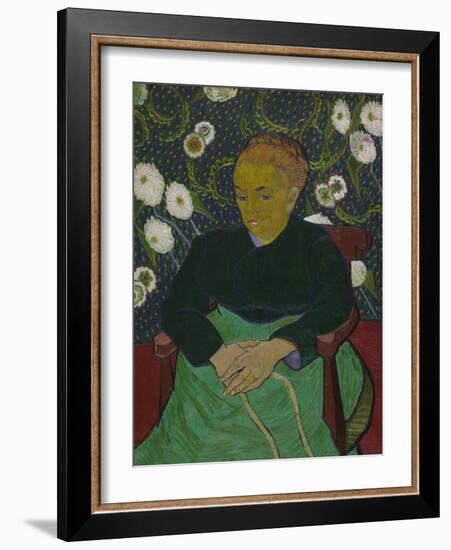 Madame Roulin Rocking the Cradle (La Berceuse), 1889-Vincent van Gogh-Framed Giclee Print