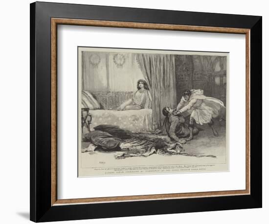 Madame Sarah Bernhardt at Cleopatra at the Royal English Opera-House-Henry Marriott Paget-Framed Giclee Print