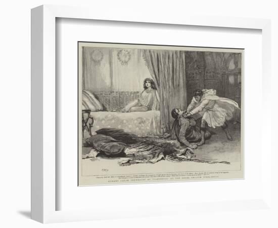 Madame Sarah Bernhardt at Cleopatra at the Royal English Opera-House-Henry Marriott Paget-Framed Giclee Print