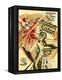 Madame Satan, Kay Johnson on Window Card, 1930-null-Framed Stretched Canvas