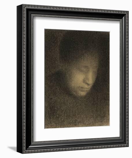 Madame Seurat, the Artist's Mother, c.1882-3-Georges Pierre Seurat-Framed Giclee Print