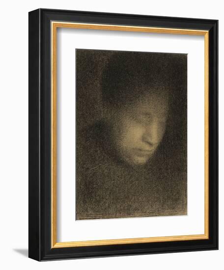 Madame Seurat, the Artist's Mother, c.1882-3-Georges Pierre Seurat-Framed Giclee Print