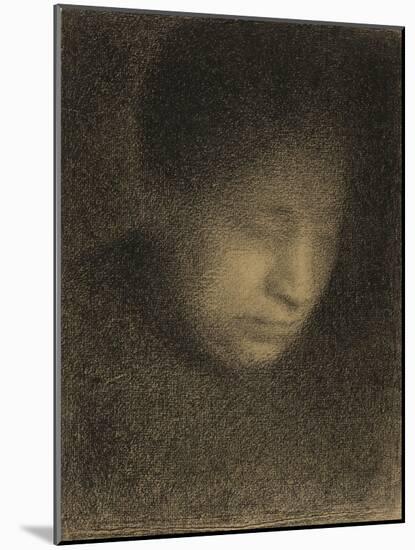Madame Seurat, the Artist's Mother, c.1882-3-Georges Pierre Seurat-Mounted Giclee Print