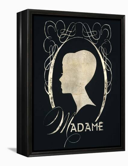 Madame Silhouette-Lisa Vincent-Framed Stretched Canvas