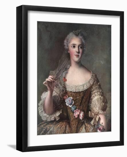 Madame Sophie, Daughter of Louis XV, 1909-Jean-Marc Nattier-Framed Giclee Print