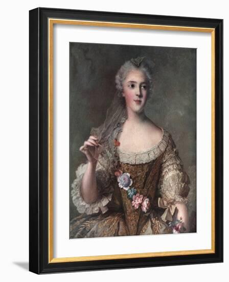 Madame Sophie, Daughter of Louis XV, 1909-Jean-Marc Nattier-Framed Giclee Print