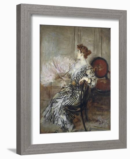 Madame Torri, danseuse à l'Opéra-Giovanni Boldini-Framed Giclee Print