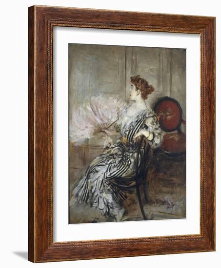 Madame Torri, danseuse à l'Opéra-Giovanni Boldini-Framed Giclee Print