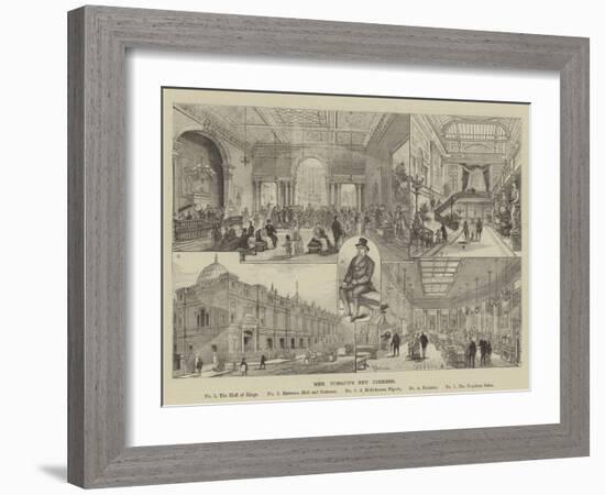 Madame Tussaud's New Premises-Frank Watkins-Framed Giclee Print