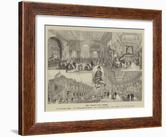 Madame Tussaud's New Premises-Frank Watkins-Framed Giclee Print