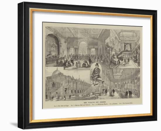 Madame Tussaud's New Premises-Frank Watkins-Framed Giclee Print