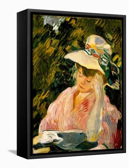 Madame Valtat, 1906 (Oil on Canvas)-Louis Valtat-Framed Premier Image Canvas