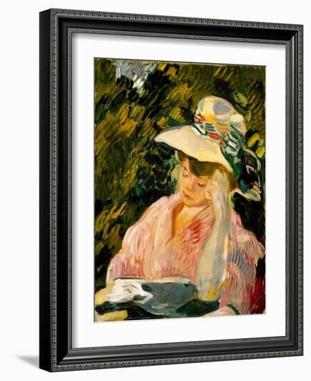 Madame Valtat, 1906 (Oil on Canvas)-Louis Valtat-Framed Giclee Print