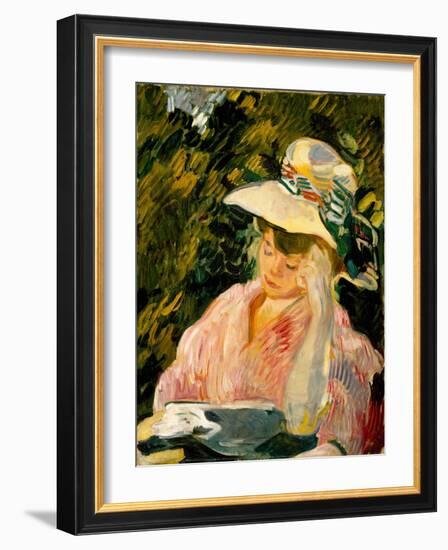 Madame Valtat, 1906 (Oil on Canvas)-Louis Valtat-Framed Giclee Print