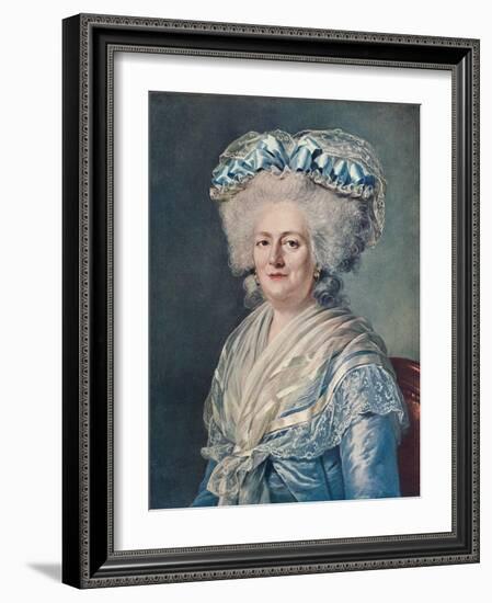 'Madame Victoire', 1787-Adélaïde Labille-Guiard-Framed Giclee Print