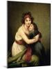 Madame Vigee-Lebrun and Her Daughter, Jeanne-Lucie-Louise (1780-1819) 1789-Elisabeth Louise Vigee-LeBrun-Mounted Premium Giclee Print