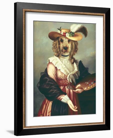 Madame Vigee Lebrun-Thierry Poncelet-Framed Premium Giclee Print