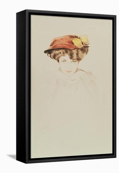Madame Wolffe-Paul Cesar Helleu-Framed Premier Image Canvas