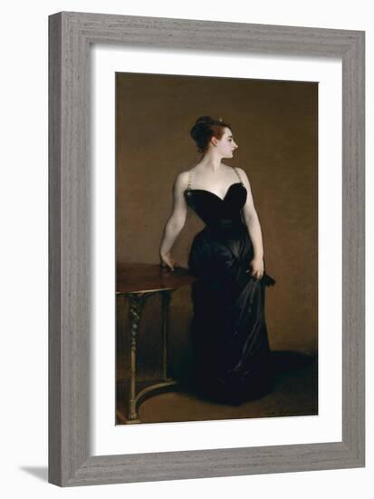 Madame X (Madame Pierre Gautreau), 1883-84,-John Singer Sargent-Framed Giclee Print