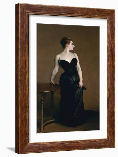 Madame X (Madame Pierre Gautreau), 1883-84,-John Singer Sargent-Framed Giclee Print