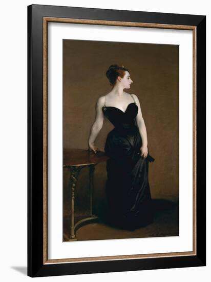 Madame X (Madame Pierre Gautreau), 1883-84,-John Singer Sargent-Framed Giclee Print