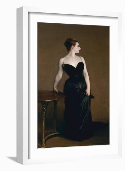 Madame X (Madame Pierre Gautreau), 1883-84,-John Singer Sargent-Framed Giclee Print