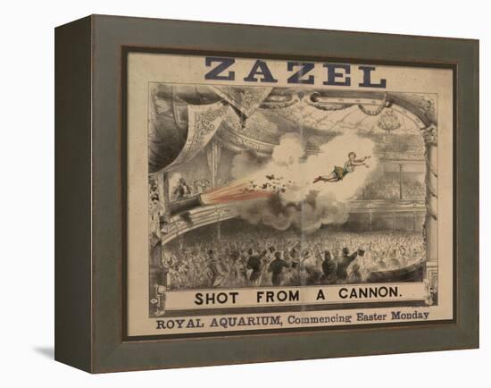 Madame Zazel Shot From a Cannon-null-Framed Premier Image Canvas