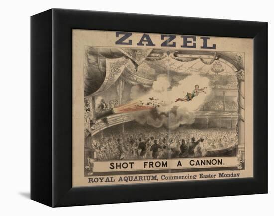 Madame Zazel Shot From a Cannon-null-Framed Premier Image Canvas