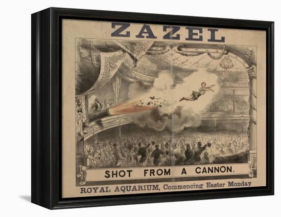 Madame Zazel Shot From a Cannon-null-Framed Premier Image Canvas