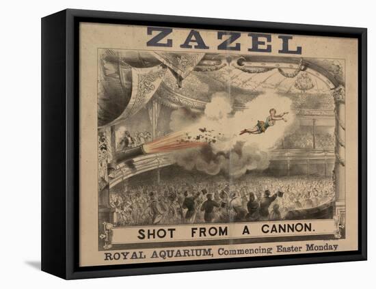 Madame Zazel Shot From a Cannon-null-Framed Premier Image Canvas