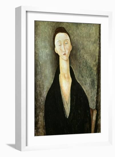 Madame Zborowska, 1918-Amedeo Modigliani-Framed Giclee Print