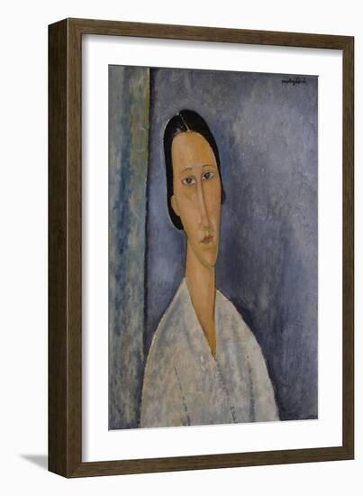 Madame Zborowska-Amedeo Modigliani-Framed Giclee Print