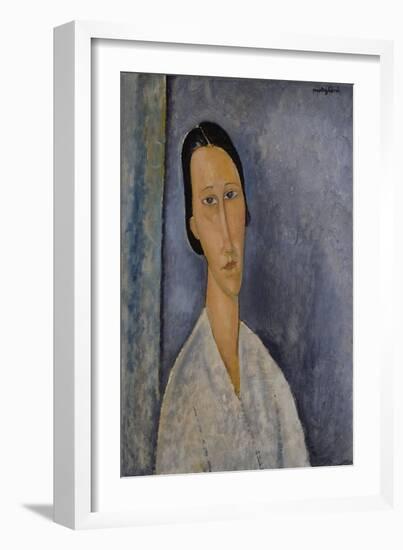 Madame Zborowska-Amedeo Modigliani-Framed Giclee Print