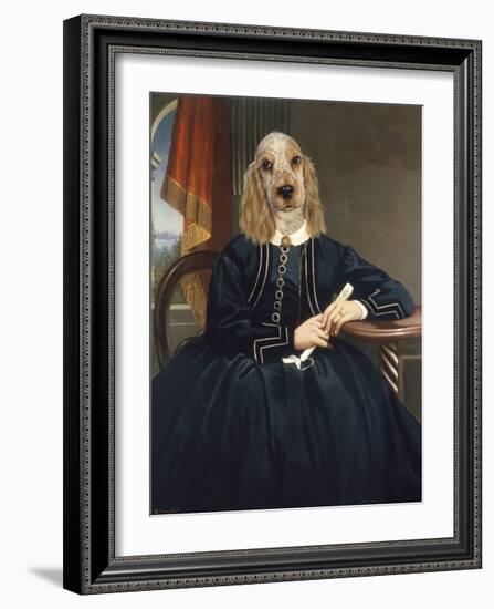 Madame-Thierry Poncelet-Framed Art Print