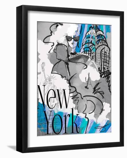 Made in Manhattan-Jodi Pedri-Framed Art Print