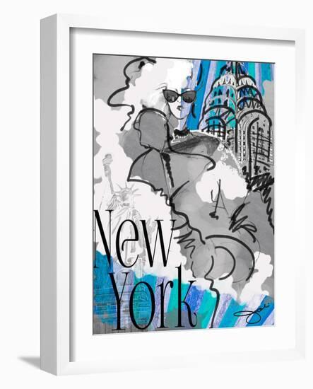 Made in Manhattan-Jodi Pedri-Framed Art Print