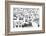 Made in Spain B&W Collection - White village of Mijas-Philippe Hugonnard-Framed Photographic Print