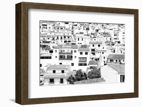 Made in Spain B&W Collection - White village of Mijas-Philippe Hugonnard-Framed Photographic Print