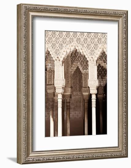 Made in Spain Collection - Arabic Arches in Alhambra III-Philippe Hugonnard-Framed Photographic Print
