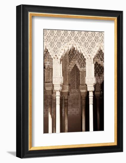 Made in Spain Collection - Arabic Arches in Alhambra III-Philippe Hugonnard-Framed Photographic Print